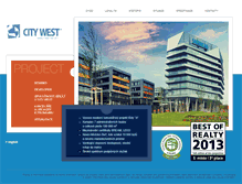 Tablet Screenshot of citywest.cz