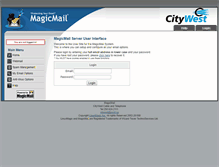 Tablet Screenshot of mail.citywest.ca